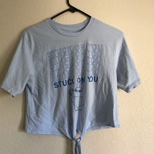 Disneys toy story cropped shirt